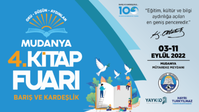 Mudanya 4. Kitap Fuarı; bu yıl “Barış ve Kardeşlik” temasıyla