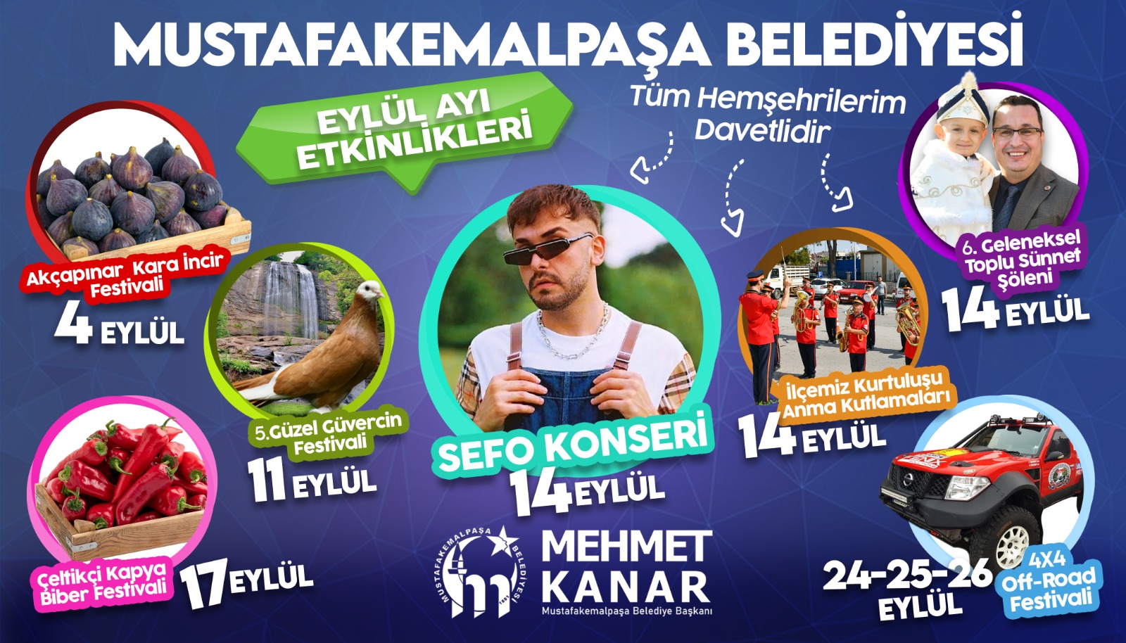 Mustafakemalpaşa Eylül’de dolu dolu geçecek Mustafakemalpaşa Eylül’de dolu dolu geçecek