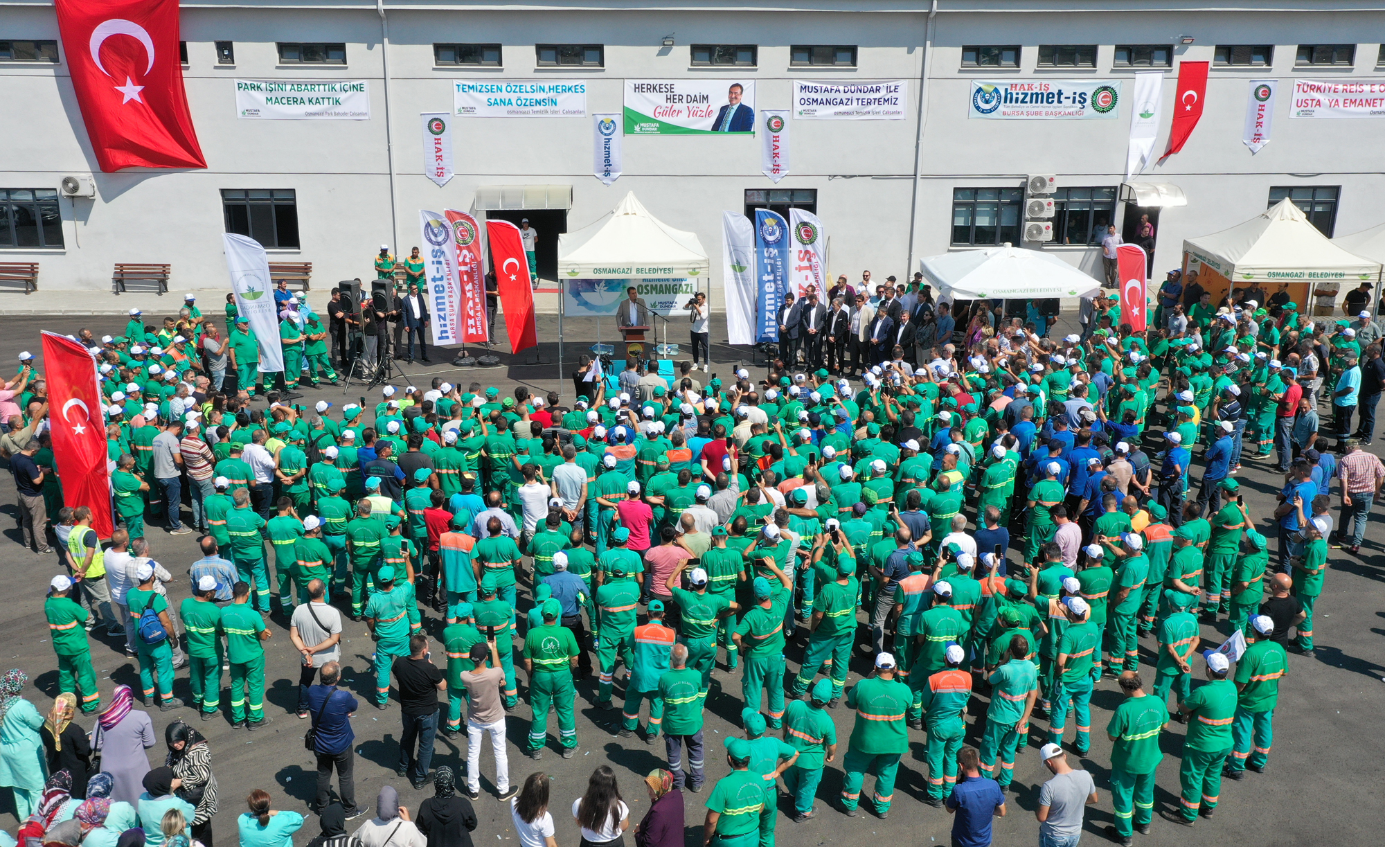 Osmangazi’den işçilere yüzde 100 zam!