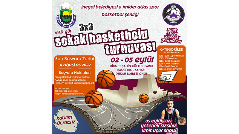 Sokak Basketbolu Turnuvası için kayıtlar başladı Sokak Basketbolu Turnuvası için kayıtlar başladı