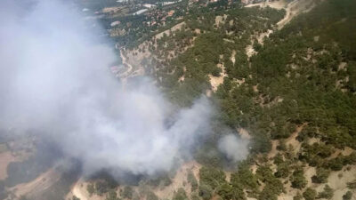 Kaş’ta orman yangını