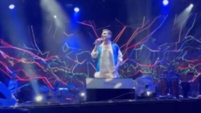 Konseri polis bastı! İlginç anlar…