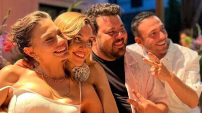 Berfu Yenenler Demet Özdemir-Oğuzhan Koç düğününden paylaştı! O detaya yorum yağdı