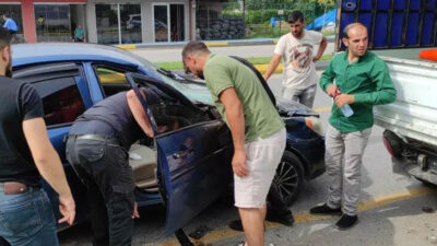 Sakarya’da feci kaza! Kopan parmak için seferber oldular