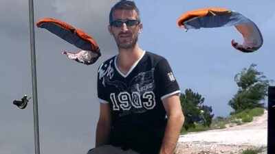 Dehşet anları! Okul müdürü yamaç paraşütü yaparken öldü