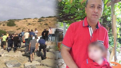 Denize düşen oğlunu kurtarmak isterken boğuldu