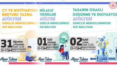 ‘Vizyon Kulübü Kariyer Atölyeleri’ İnegöllü gençlerle buluşuyor