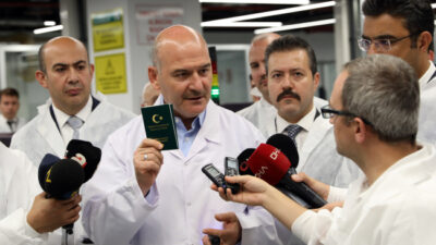 Yerli pasaport üretimi başladı