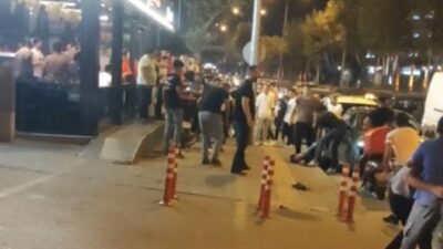 Çorbacıda yan bakma kavgası sokağa taştı, acımasızca saldırdılar