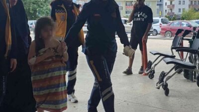 Bursa’da ateşin üzerine düşen çocuk yaralandı