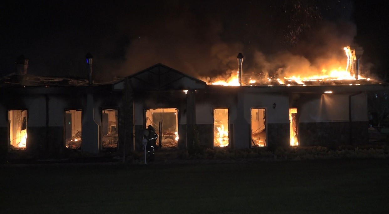 Bursa’da çiftlikte yangın çıktı!