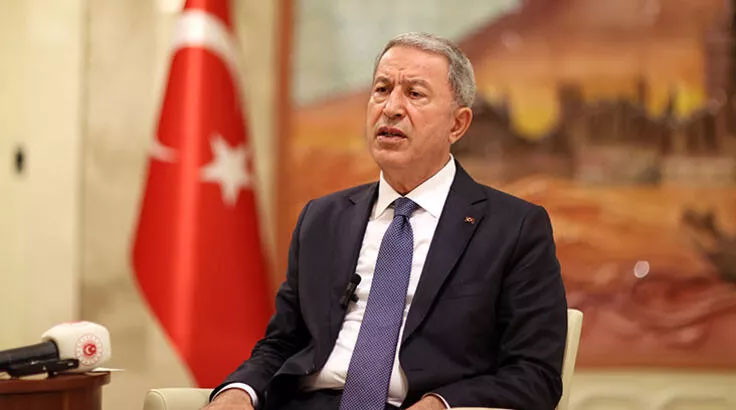 Bakan Akar’dan tahıl koridoru açıklaması Bakan Akar’dan tahıl koridoru açıklaması