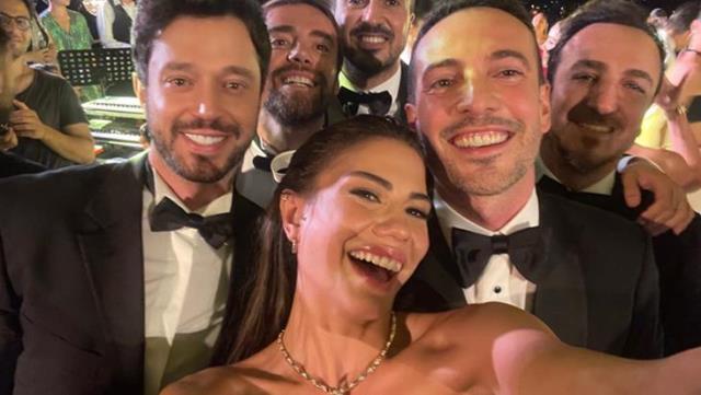 Demet ve Oğuzhan’ın düğününde sürpriz yakınlaşma! Murat Boz, güzel oyuncuyla samimi şekilde dans etti