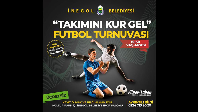İnegöl Belediyesi Gençler Arası Futbol Turnuvası başlıyor İnegöl Belediyesi Gençler Arası Futbol Turnuvası başlıyor