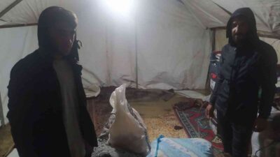 Bursa’da çadırları su bastı! 270 işçi ve 30 çocuk tahliye edildi