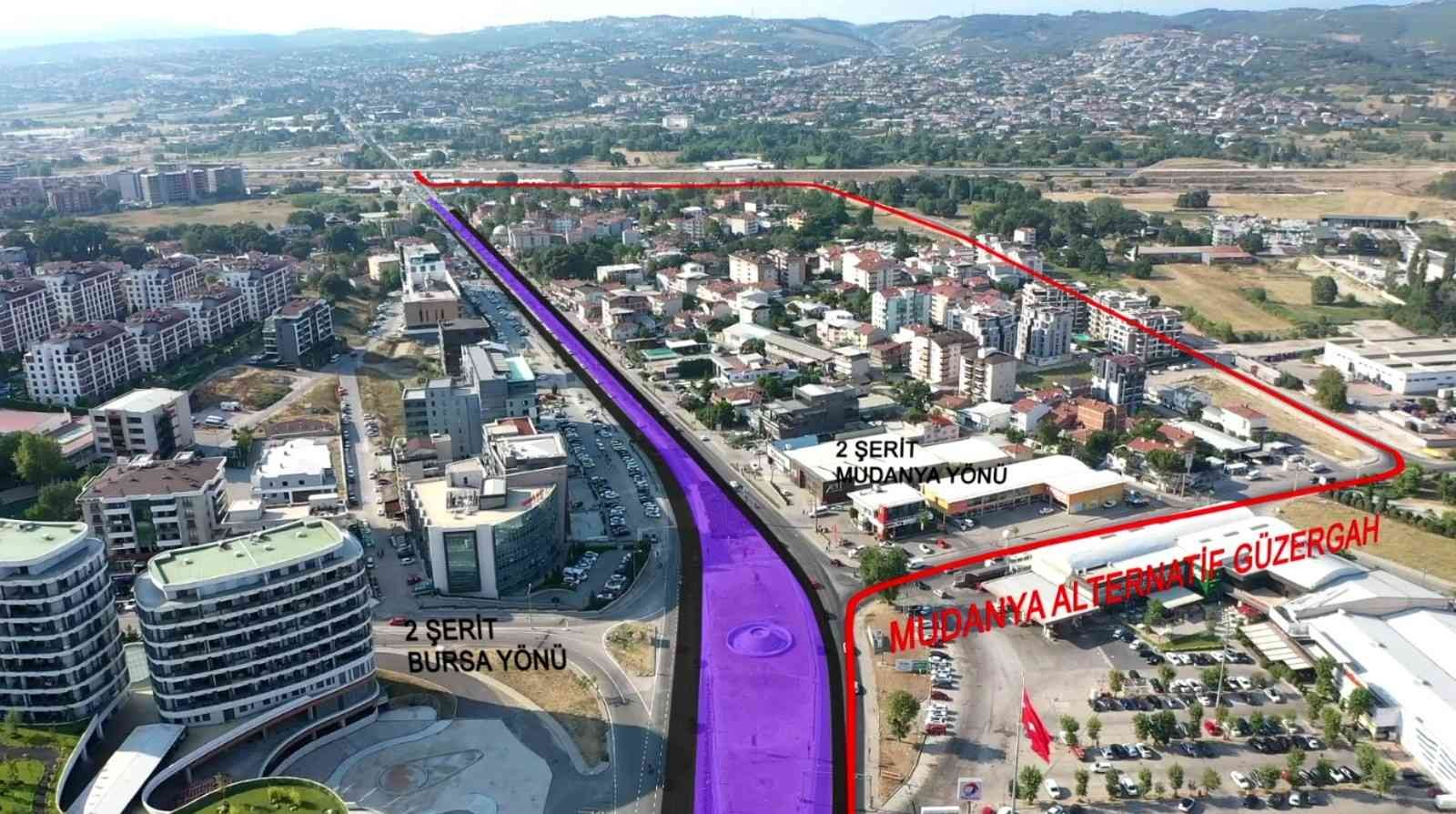 Bursa’da trafik düzenlemesi! Mudanya’ya gidecekler dikkat