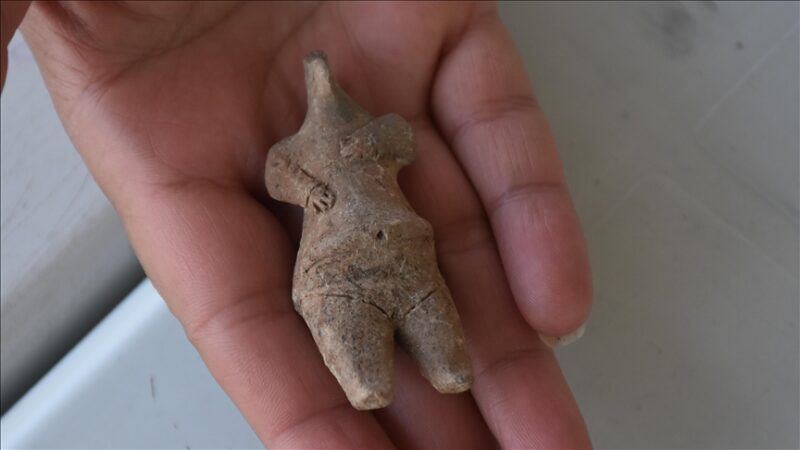 İzmir'in Kemalpaşa ilçesindeki Ulucak Höyüğü kazısında 7 bin 800 yıl