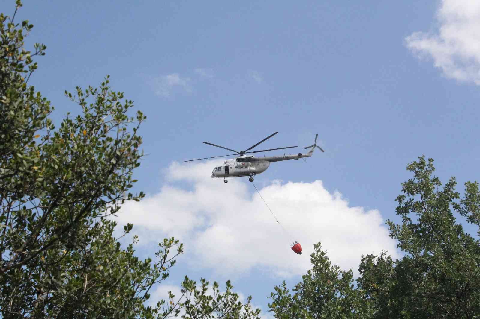 Uludağ’ın eteklerinde korkutan yangın