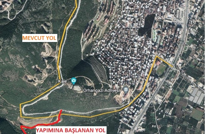 Bursa’da taş ocaklarına belediye eliyle özel yol! Olay Yazarı Yaman Kaya, Bursa'nın Orhangazi ilçesinde tepki çeken bir