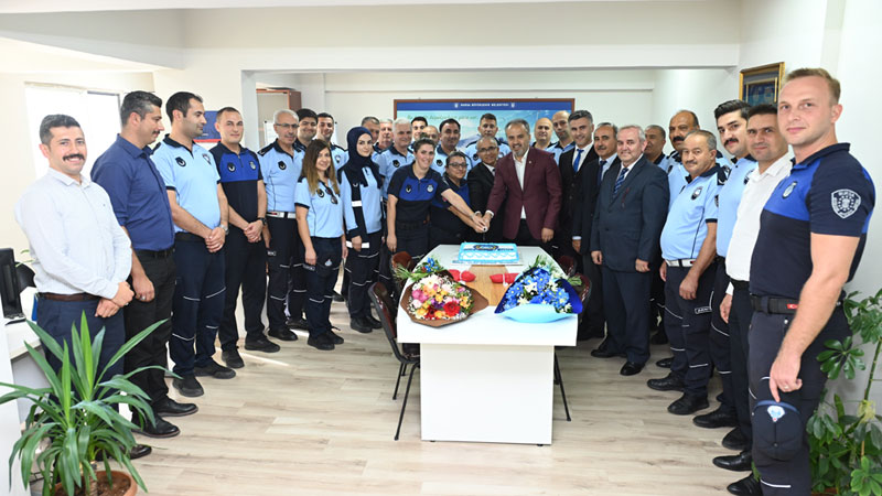 Başkan Aktaş, zabıtanın 196’ıncı yılını telsizle kutladı