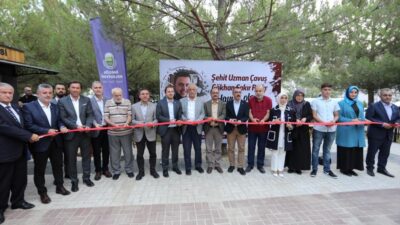 Şehit Gökhan Çakır Parkı törenle açıldı