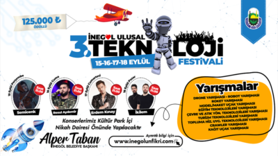 İnegöl’de Festival Haftası: 2 festival birden başlıyor