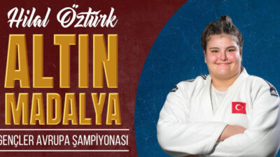 Milli judocu Hilal Öztürk’ten altın madalya