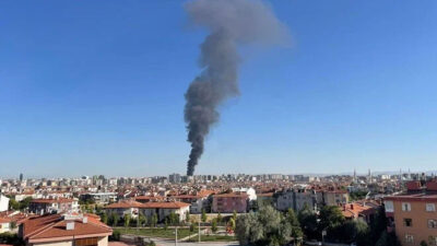 Konya’da şeker fabrikasında yangın