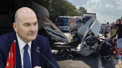 Bakan Soylu: Geçen yıla göre kaza yerindeki can kaybı 68 kişi azaldı
