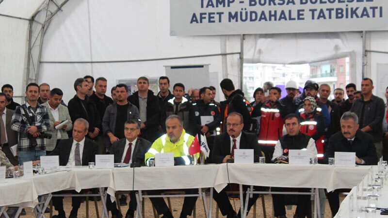 Bursa Valiliği İl Afet ve Acil Durum Müdürlüğü tarafından afet