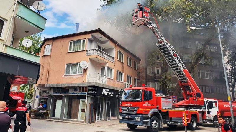 Bursa’da korku dolu anlar