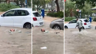 Mudanya’daki sel sularında yüzen kişi konuştu