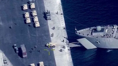 Yunanistan’dan Ege’de yeni provokasyon! Midilli ve Sisam’a ABD zırhlısı