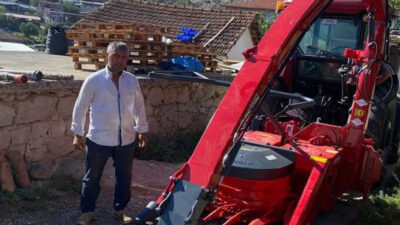 Silaj makinesine bacağını kaptıran çiftçinin bileği koptu