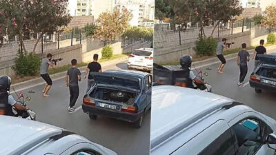 Akıl almaz anlar! Cadde ortasındaki şok görüntüleri bu sözlerle savundu