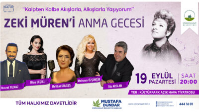 Türk Sanat Müziği’nin unutulmaz sesi olan Zeki Müren, vefatının 26.