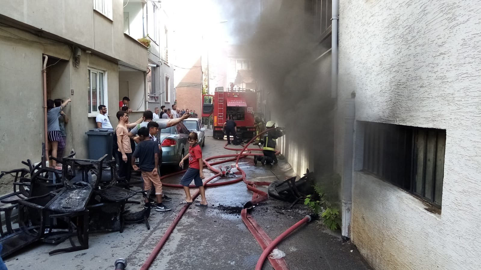 Bursa’da korkutan yangın