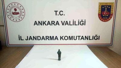 Tarihi eser niteliğinde 400 bin TL lik insan figürü ele geçirildi