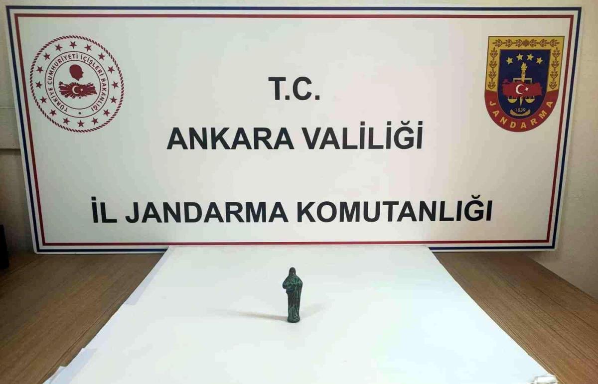 Tarihi eser niteliğinde 400 bin TL lik insan figürü ele geçirildi