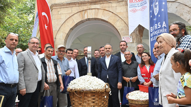 İpeksi festival koza alımıyla başladı 5 bursa ipek