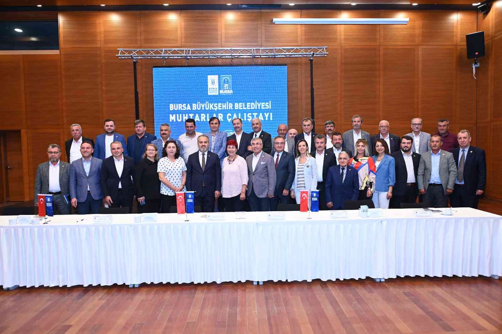 Bursa’da söz sırası muhtarlarda