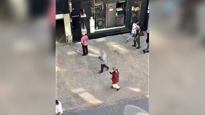 Kendisini takip ettiğini ileri sürdü! ‘Sapık, git şuradan’