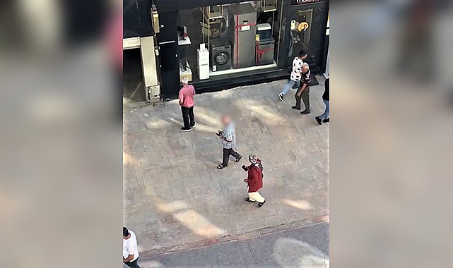 Kendisini takip ettiğini ileri sürdü! ‘Sapık, git şuradan’