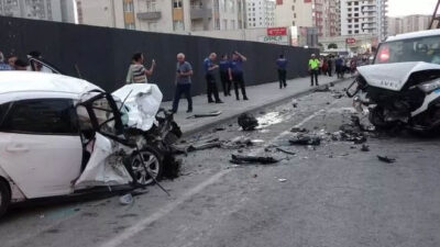 Ortalığı savaş alanına çeviren kaza! 1’i ağır 3 kişi yaralandı