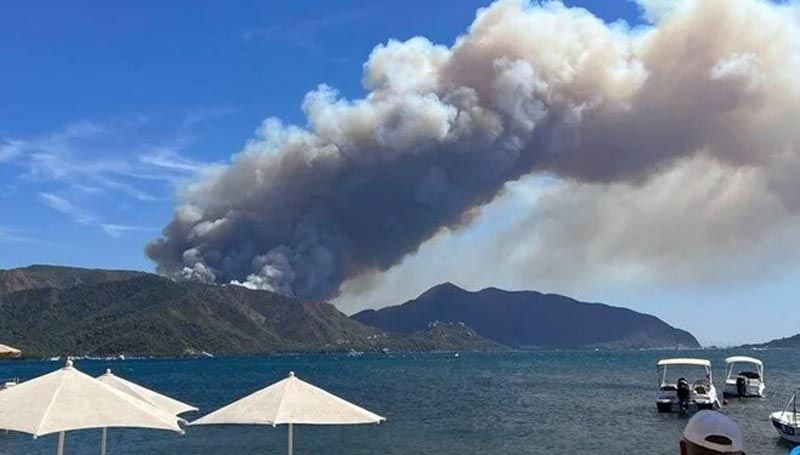 Marmaris yangının çıkış nedeni belli oldu