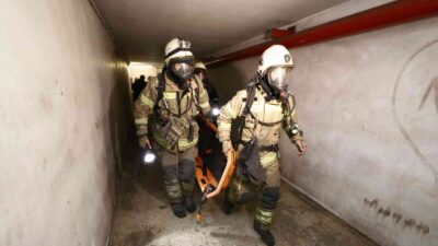 Bursa’da metroda nefes kesen tatbikat