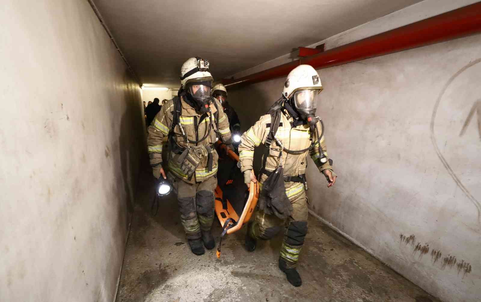 Bursa’da metroda nefes kesen tatbikat