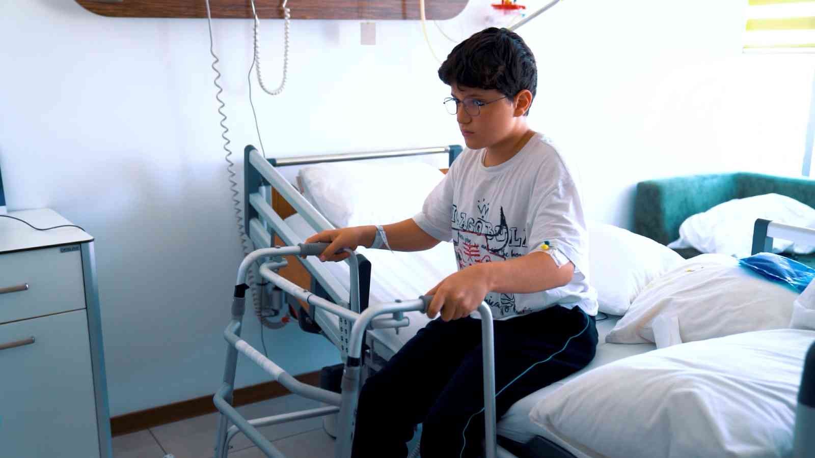 12 yaşındaki Kerem de artık istediği kadar koşabilecek 12 yaşındaki Kerem de artık istediği kadar koşabilecek