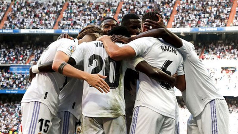 Real Madrid ligde 5’te 5 yaptı İspanya 1. Futbol Ligi'nin (La Liga) 5. haftasında Real Madrid,