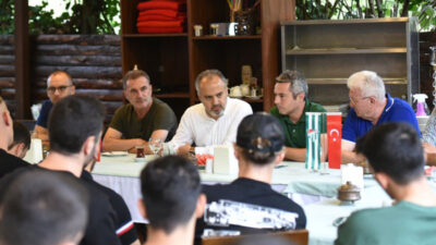 Bursaspor kahvaltıda buluştu! Başkan Aktaş da katıldı